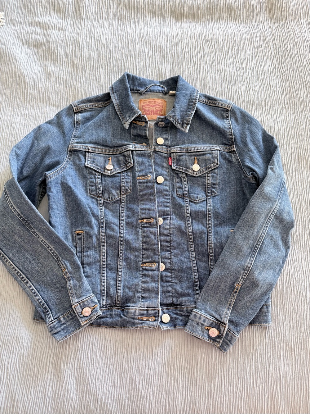 Levi's Kids Classic Blue Denim Trucker Jacket